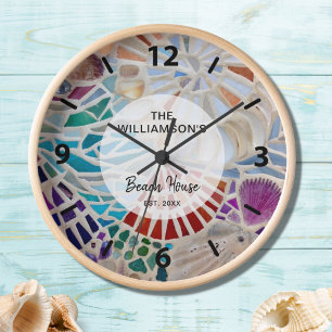 Custom Beach House  Clock