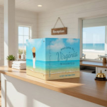 Custom Beach House Guest Information Binder