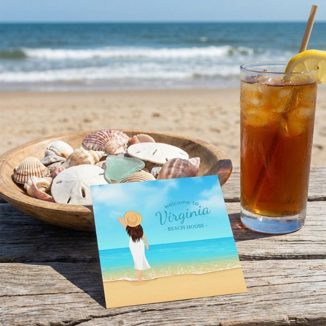 Custom Beach House Vacation Rental Gift Certificat (Créateur téléchargé)