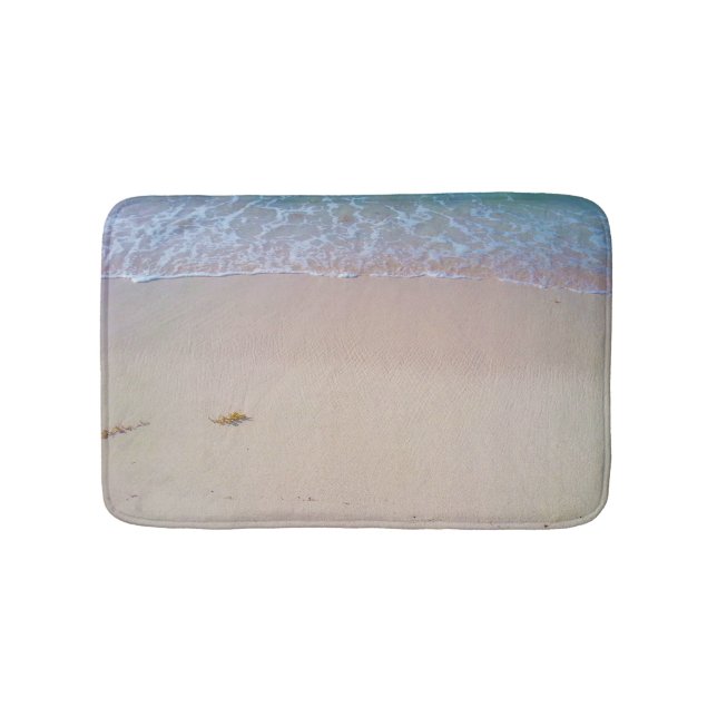 Custom Beach Sand Bath Mat Design (Front)