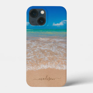 Custom Beach Sea Waves Seaside Sand  iPhone 13 Mini Case