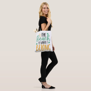 Custom Beach Tote Bag