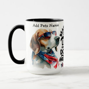 Custom Beagle Mom Mug