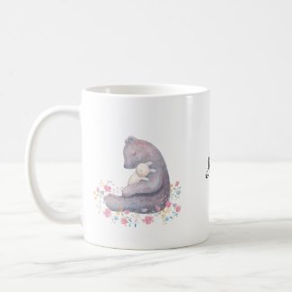 Custom Bear & Bunny Mug Personalized name mug