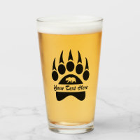 Custom Bear Claw Beer Glass Tumblr