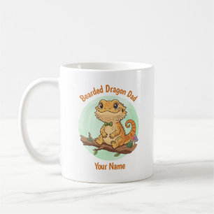 Custom Bearded Dragon Dad Mug