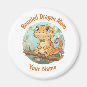 Custom Bearded Dragon Mom Magnet