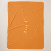 Custom Beautiful Name Throw Blanket – Large Size