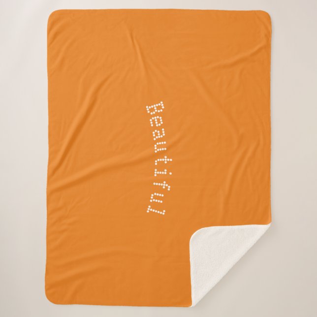 Custom Beautiful Name Throw Blanket – Large Size  (Front)