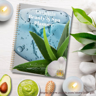 Custom Beauty and Spa Blue water Spa appointment Planner