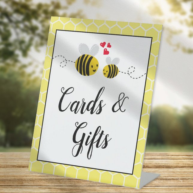 Custom Bee Bridal Shower Tabletop Sign (Creator Uploaded)