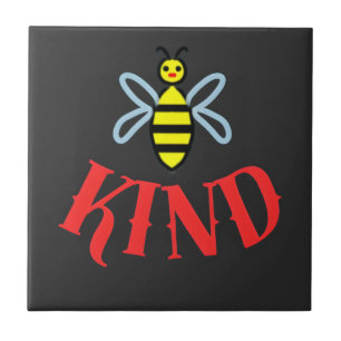 Custom Bee Kind Personalized Gift T-Shirt Tile