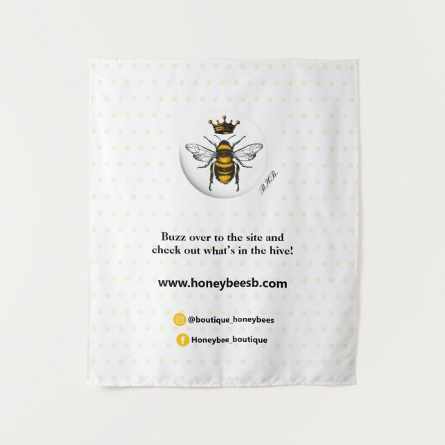 Custom Beehive Tapestry 2 (Front)