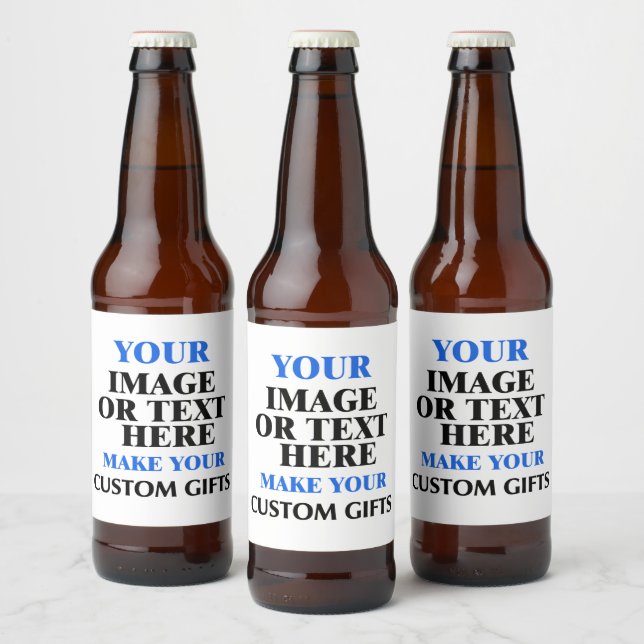 Custom Beer Bottle Labels, Unique Personalized Label (Bottles)