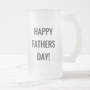 Custom beer glass mug for dad   Fathers day gift