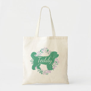 Custom Bernedoodle Tote Bag Soulful Memory Name