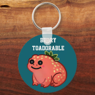 Custom Berry Toadorable Strawberry Frog Keychain