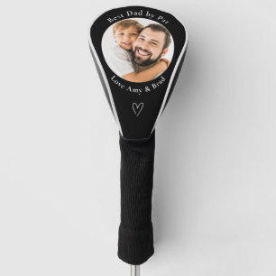 Custom Best Dad by Par Photo Golf Head Cover