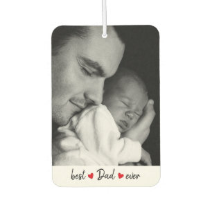 Custom Best Dad Ever 2 Photo Air Freshener