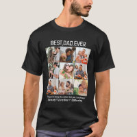 Custom Best Dad Ever Fathers Day 9 Photo Collage