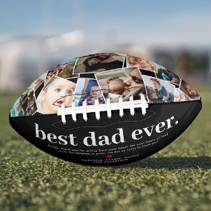 Custom Best Dad Ever Football