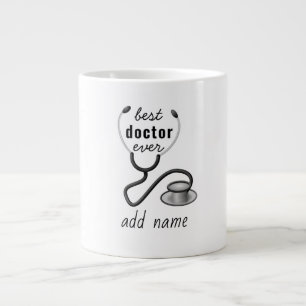 Custom Best Doctor Ever Graduation Appreciation Large Coffee Mug