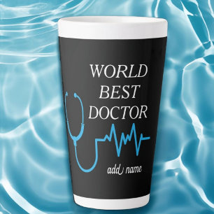 Custom Best Doctor Ever Graduation Appreciation Latte Mug