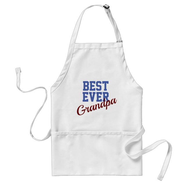 Custom Best Ever Grandpa Apron (Front)