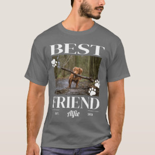 Custom Best Friend Dog Cat or Pet Photo for Men Wo T-Shirt