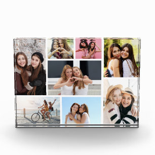 Custom Best Friends Collage Photo Block