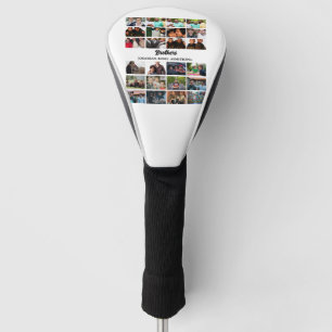 Custom Best Friends Forever Brothers Photo Collage Golf Head Cover