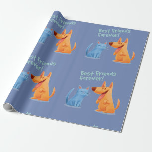 Custom Best Friends Forever Wrapping Paper