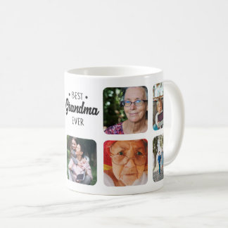 Custom Best Grandma Ever Add Photo Personalized Coffee Mug