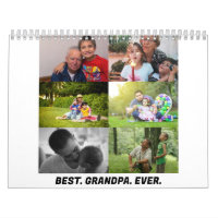 Custom Best grandpa ever 6 photo collage 