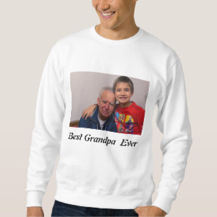 Custom Best Grandpa Ever Photo Sweatshirt