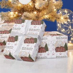 Custom Best Grandparents Christmas Wrapping Paper