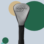 Custom Best Man Brushed Silver Golf Head Cover<br><div class="desc">Make your own custom golf driver cover. Personalize this design with your own text. You can further customize this design by selecting the "customize further" link if desired.</div>