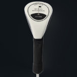 Custom Best Man Golf Head Cover<br><div class="desc">Create your own golf club cover. Personalized with your own text. You can further customize this design by selecting the "customize further" link if desired.</div>