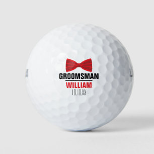 Custom Best Man Groomsman Wedding Golf Balls