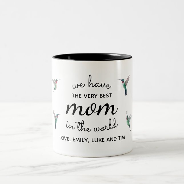 Custom Best Mom Mug (Center)