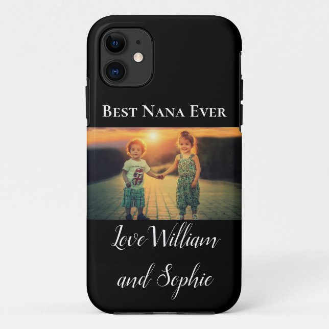 Custom Best Nana Ever Photo  Case-Mate iPhone Case (Back)