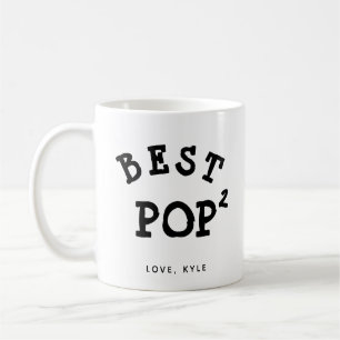 custom best pop pop grand dad father's day coffee coffee mug