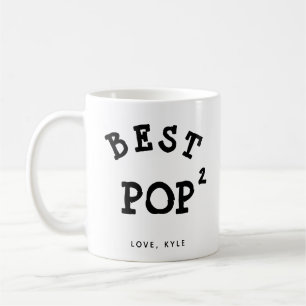 custom best pop pop grand dad father's day coffee mug