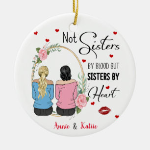 Custom BFF Name Ornament