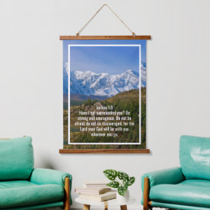 Custom bible verses quotes and personalized word hanging tapestry