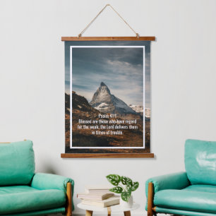 Custom bible verses quotes and personalized word hanging tapestry