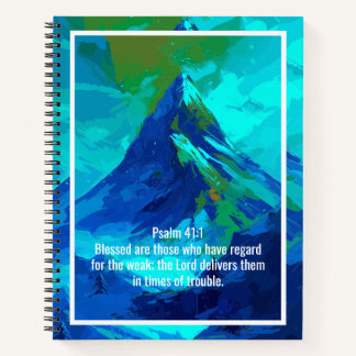 Custom bible verses quotes and personalized word notebook