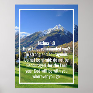 Custom bible verses quotes and personalized word poster