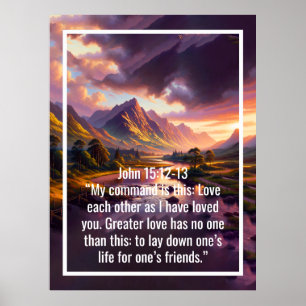 Custom bible verses quotes and personalized word  poster