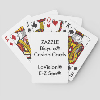 Custom Bicycle® Casino Playing Cards LoVision®